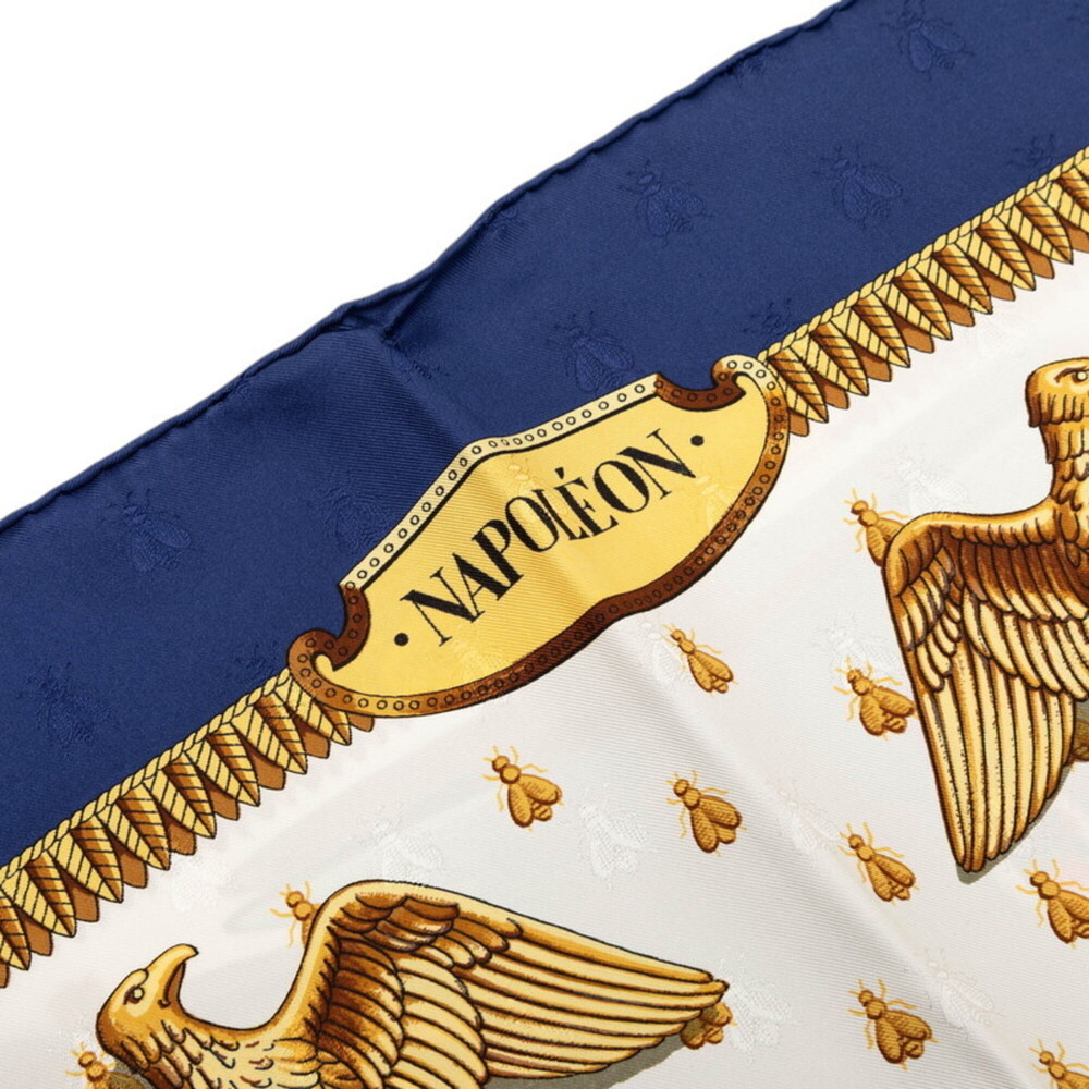HERMES Authentic Black Silk Scarf - Picture 5 of 9
